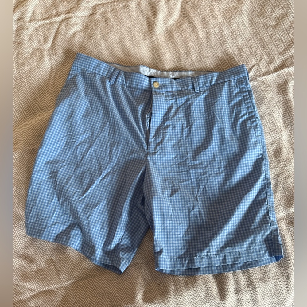 Peter Millar Golf Shorts Blue Size 38
